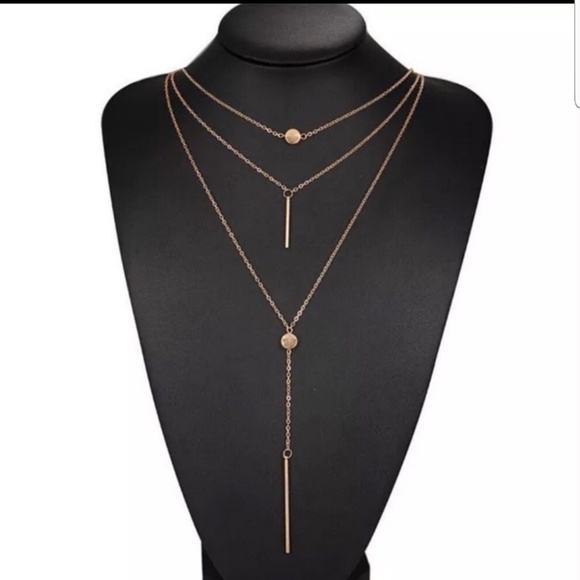 Boho Layered Bar Necklace   NWT - Picture 3 of 3